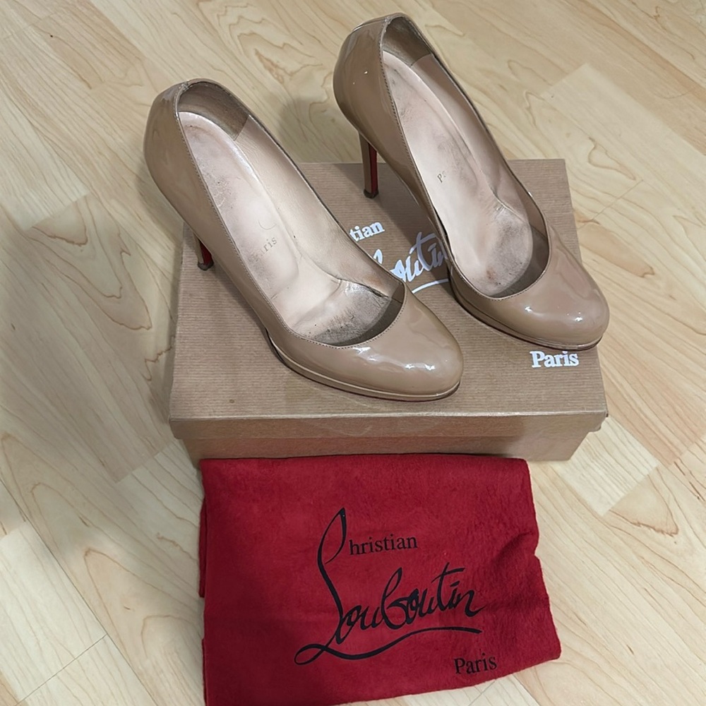 Christian Louboutin New Simple Pump 120 Patent Calf - Size 39